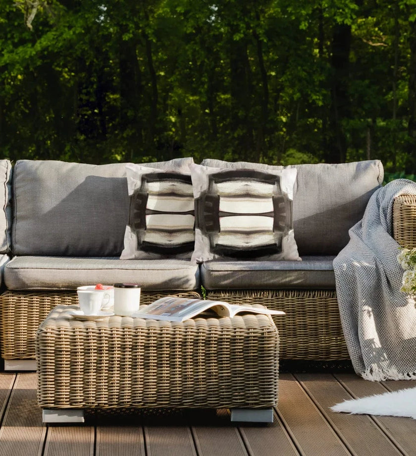 Bone Vert Outdoor Pillow - secondary