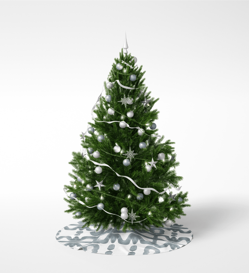 Candied Icing Steel Tree Skirt - secondary