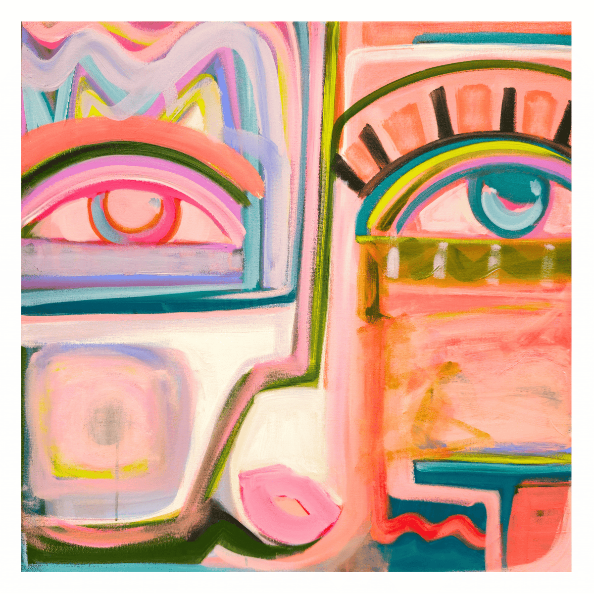 Windy O'Connor Mini Beach Babe Chica - Framed Artwork MiniBeachBabeFramed8x8