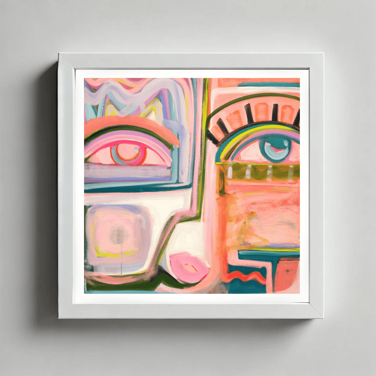 Windy O'Connor Mini Beach Babe Chica - Framed Artwork MiniBeachBabeFramed8x8