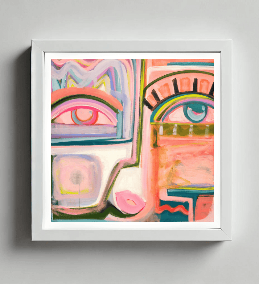 Mini Beach Babe Chica - Framed