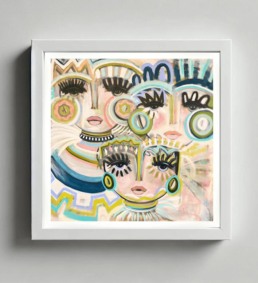 Mini Egyptian Princesses Chica - Framed