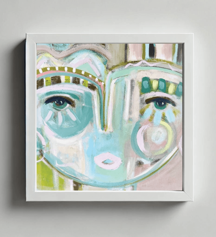 Mini Penny for Your Thoughts Chica - Framed