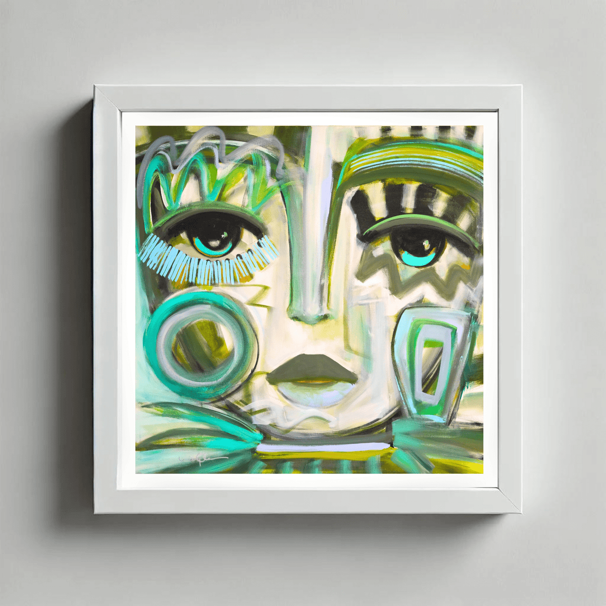 Windy O'Connor Mini That Girl Glows Chica - Framed Artwork MiniGirlGlowsChicaFramed