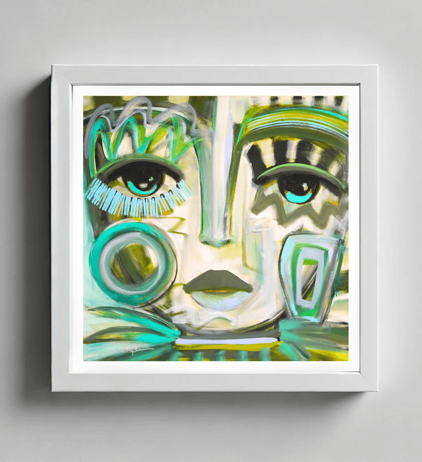 Mini That Girl Glows Chica - Framed