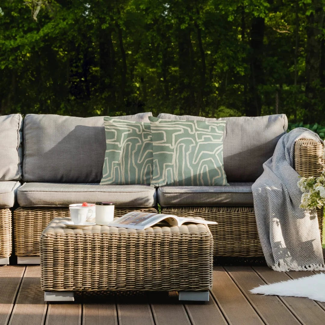 Windy O'Connor Minty Outdoor Pillow Pillows MintyOutdoor