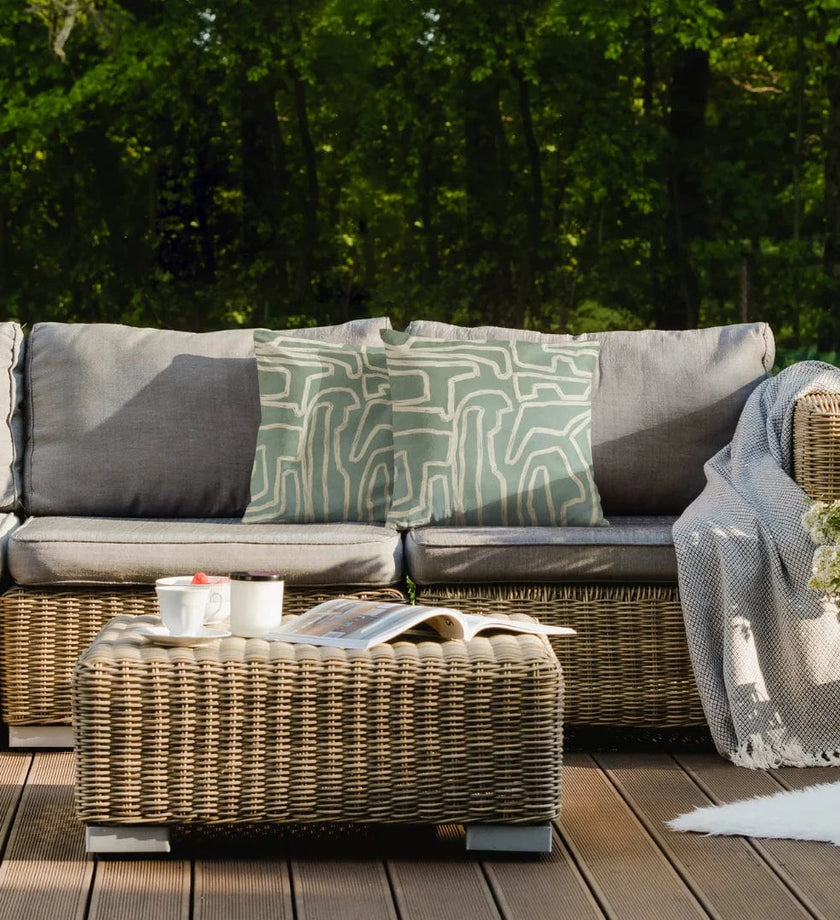 Minty Outdoor Pillow - secondary