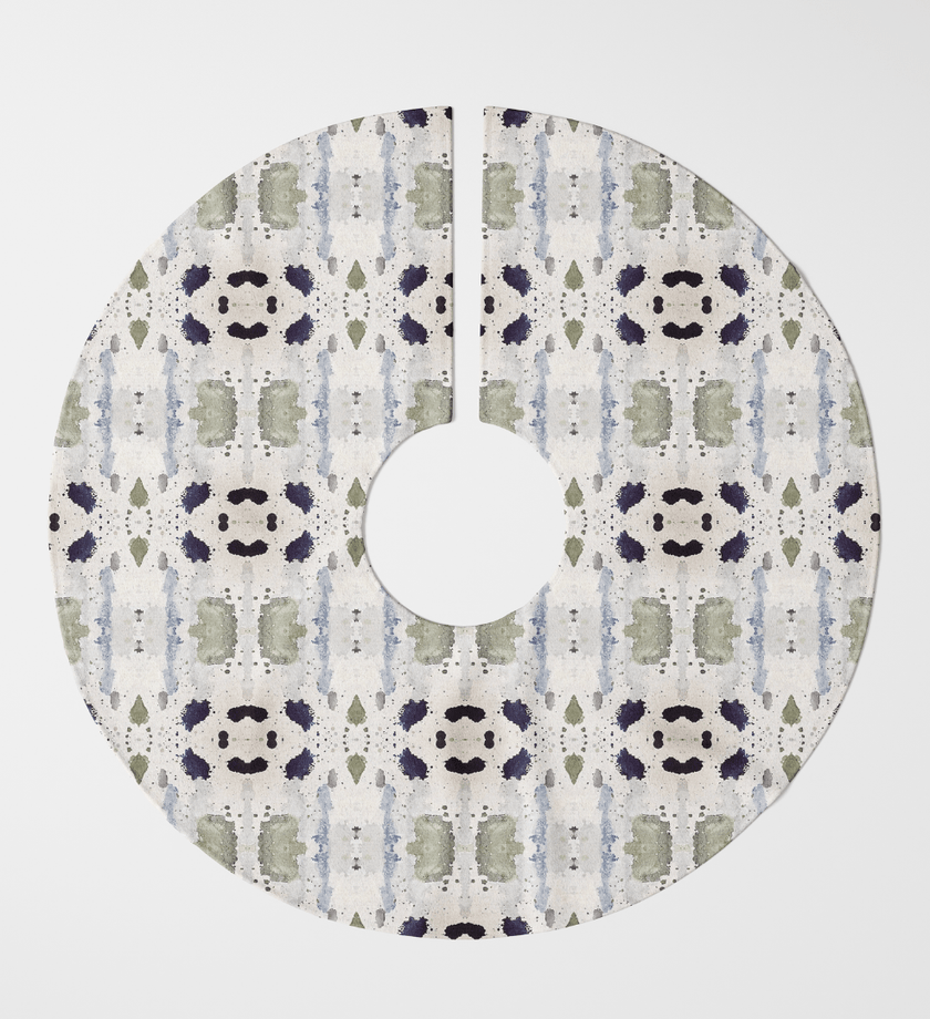 Mossy Blues Tree Skirt