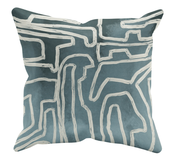 Windy O'Connor Slate Outdoor Pillow Pillows