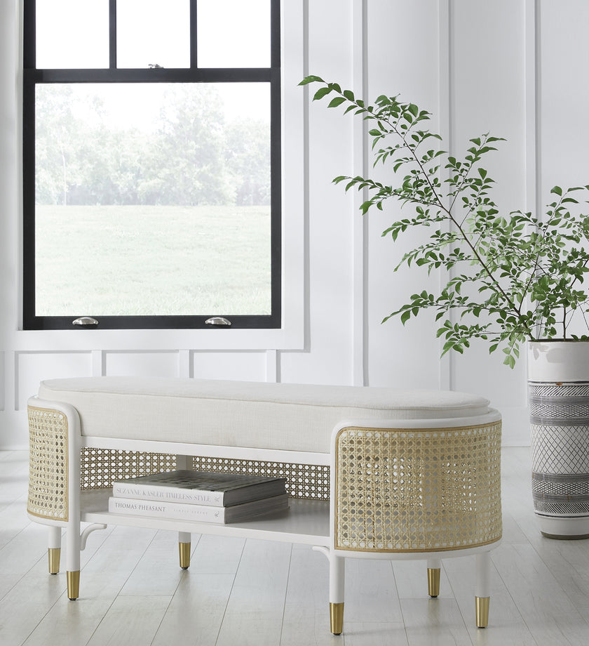 Worlds Away Beale Bench - secondary