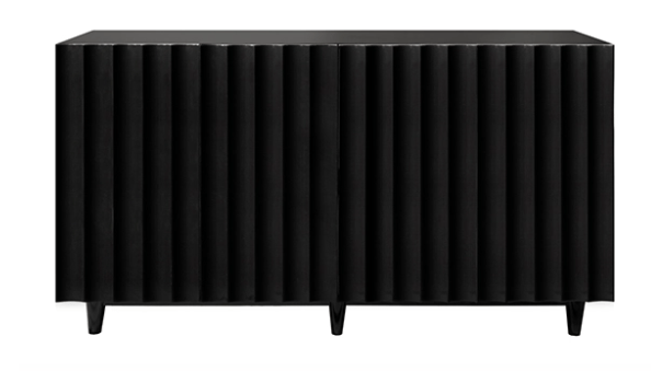 Worlds Away Black Odette Cabinet Cabinets & Storage ODETTE BL