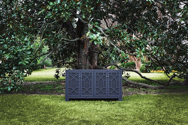 Worlds Away Matte Navy Lacquer Worlds Away Claire Buffet Buffets & Sideboards CLAIRE NVY
