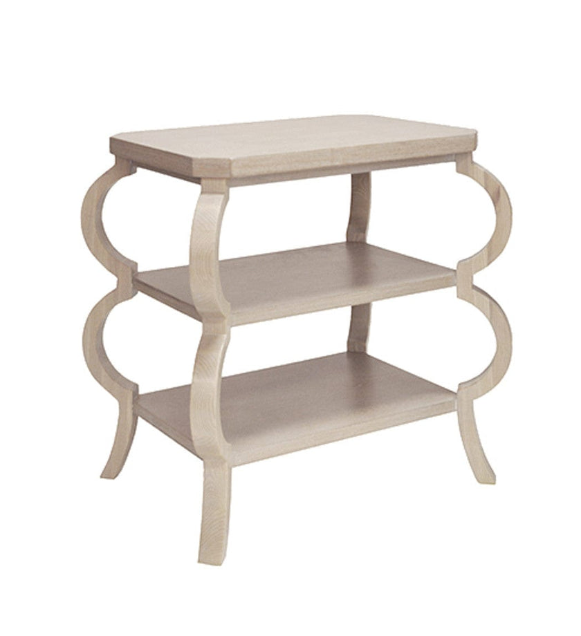 Worlds Away Olive Side Table - Natural