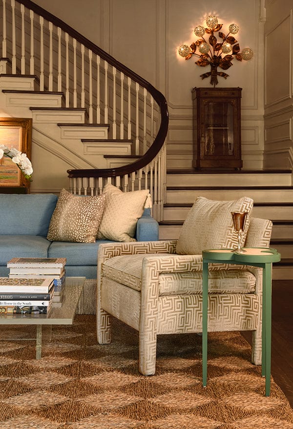 Worlds Away Dylan Clover Cigar Table - secondary