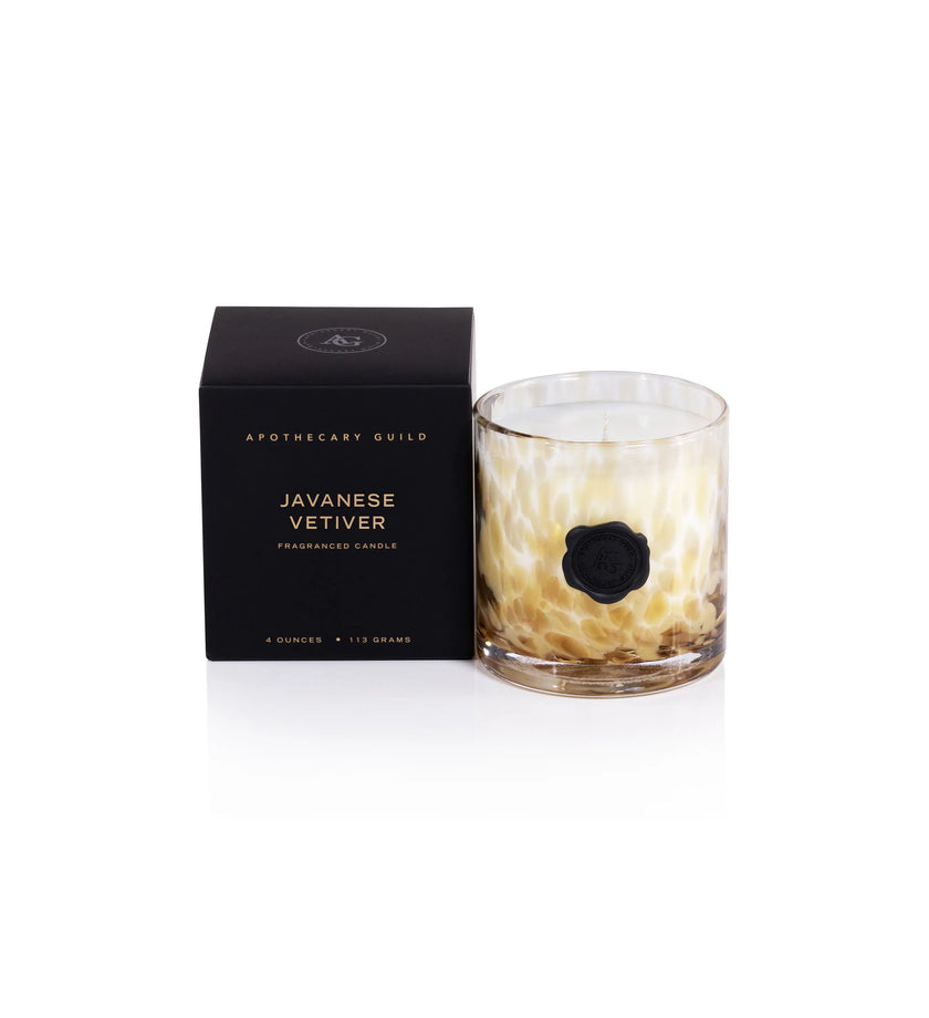 Apothecary Guild Opal Glass Candle Jar - Light Mocha