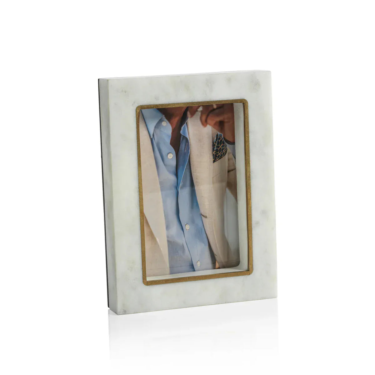 Zodax 4 x 6 Avignon Marble Photo Frame Picture Frames IN-7598