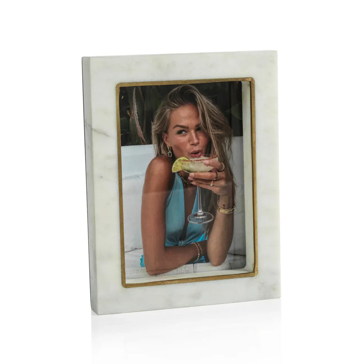Zodax 5 x 7 Avignon Marble Photo Frame Picture Frames IN-7599