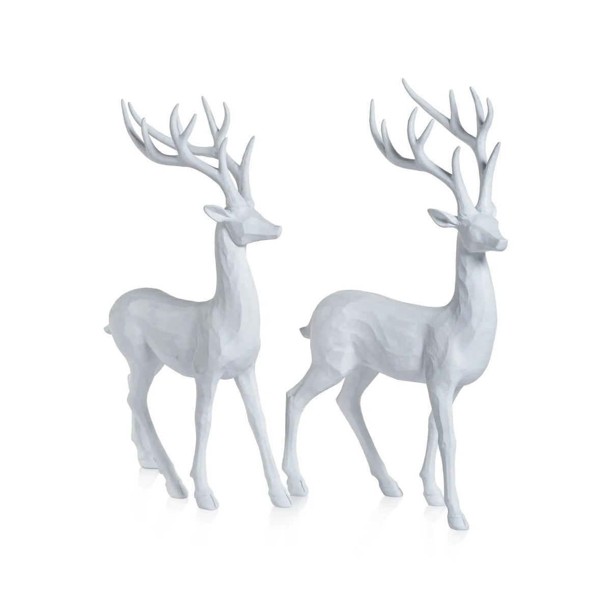 Zodax All White Decorative Deer Decor CH-7622