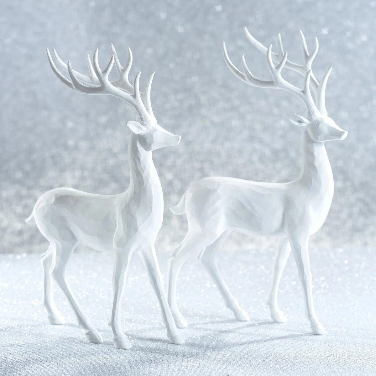 Zodax All White Decorative Deer Decor CH-7622
