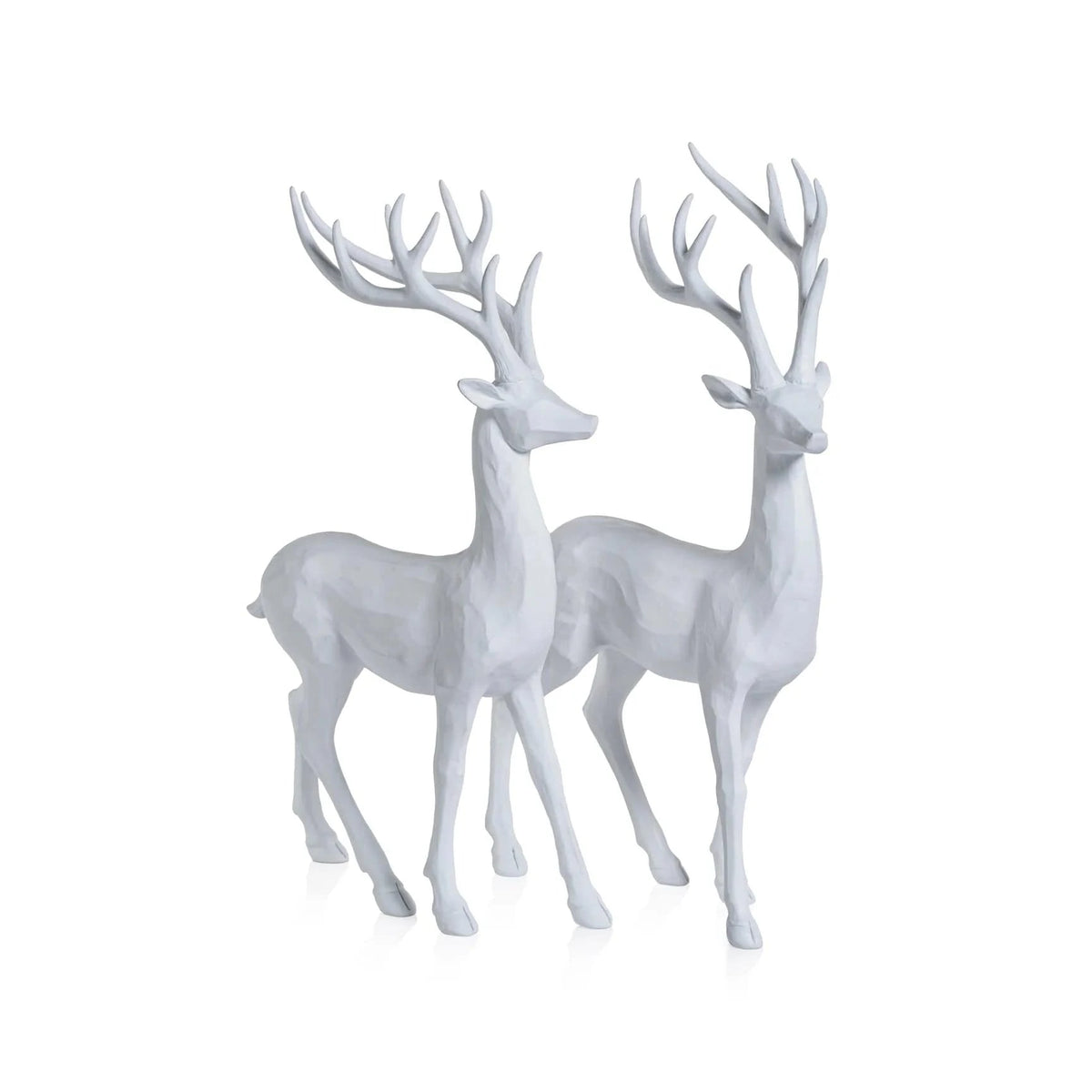 Zodax All White Decorative Deer Decor CH-7622