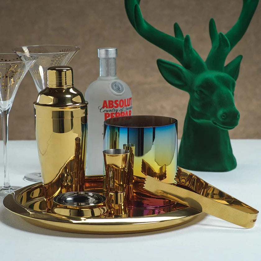 Alloy Gold Cocktail Shaker - secondary