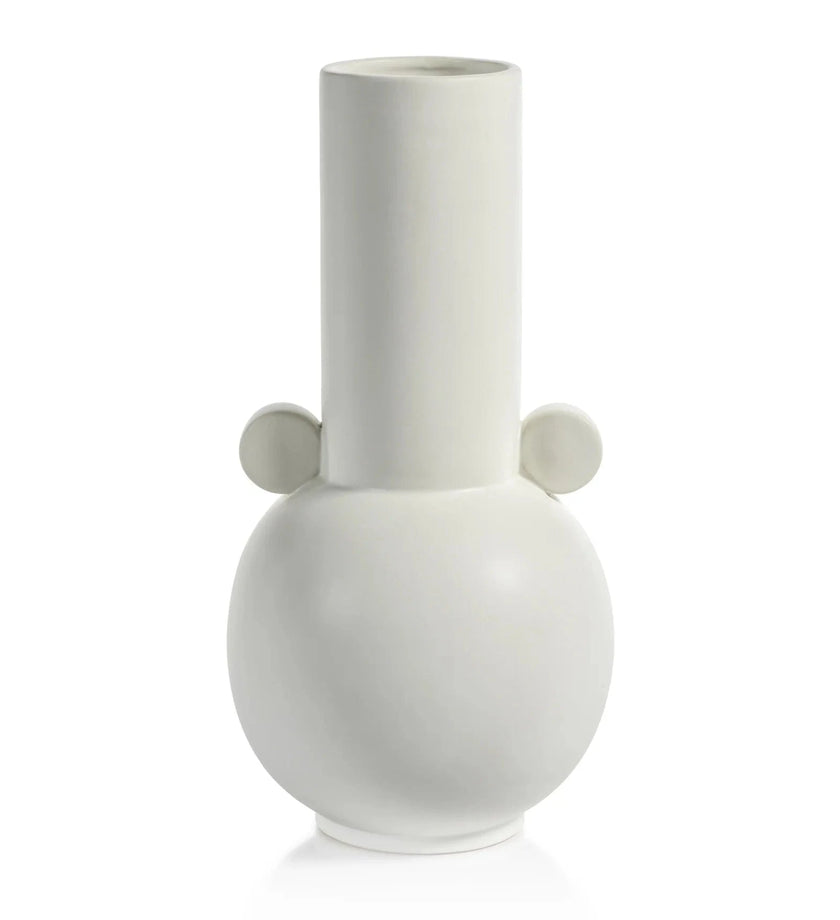 Baden Matt White Ceramic Vase