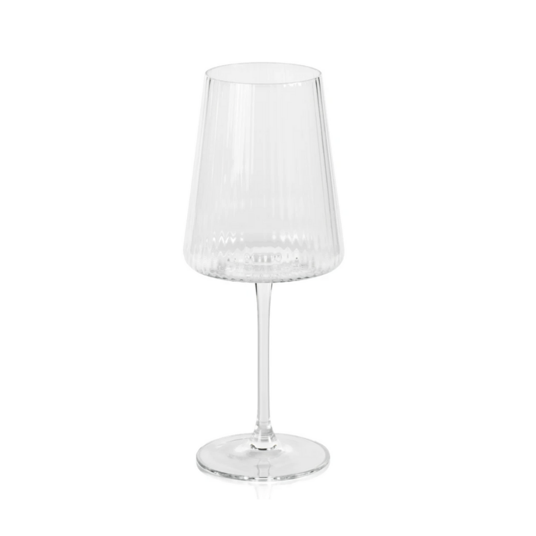 Zodax Bandol Fluted Wine Glass Party & Celebration CH-6017