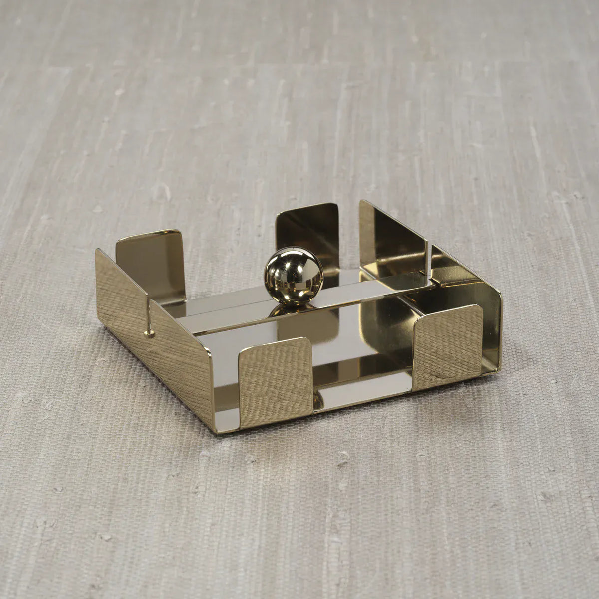 Zodax Basso Napkin Holder - Polished Gold Napkin Holders