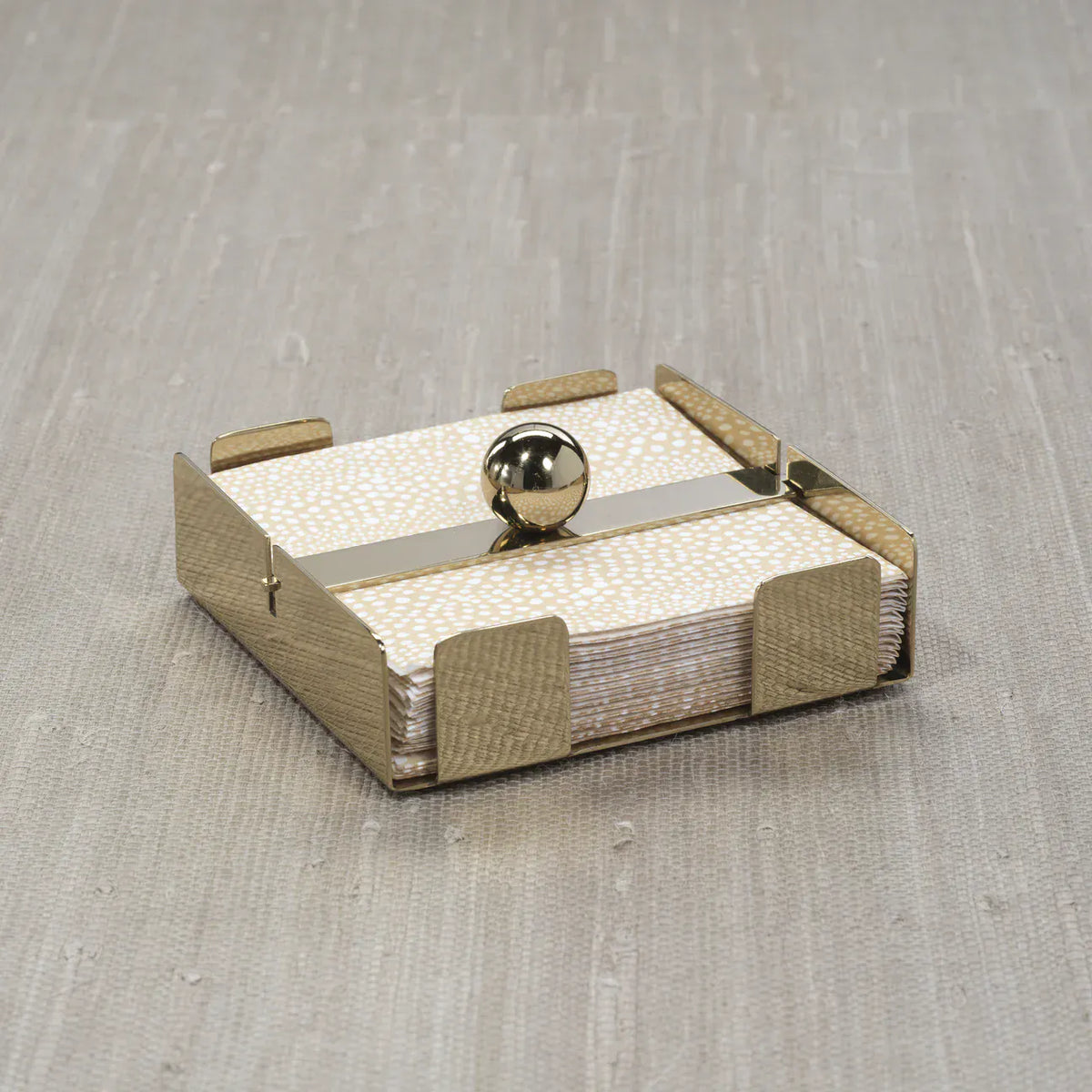 Zodax Basso Napkin Holder - Polished Gold Napkin Holders