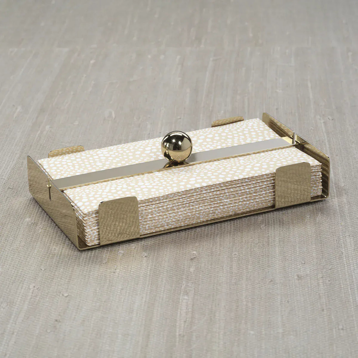 Zodax Basso Napkin Holder - Polished Gold Napkin Holders