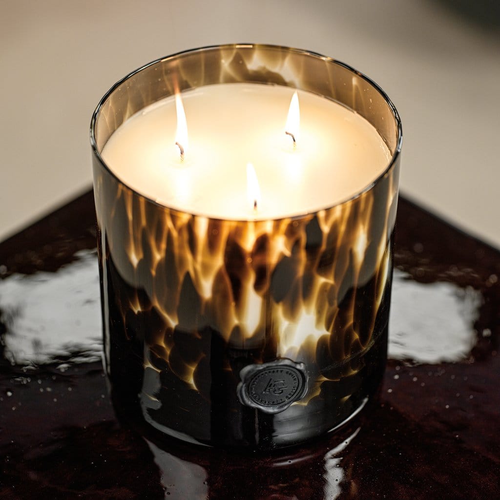 Zodax Black Fig Opal Glass Candle