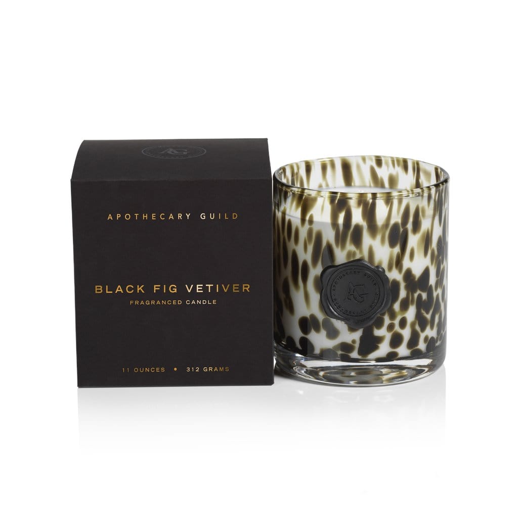 Zodax Black Fig Opal Glass Candle