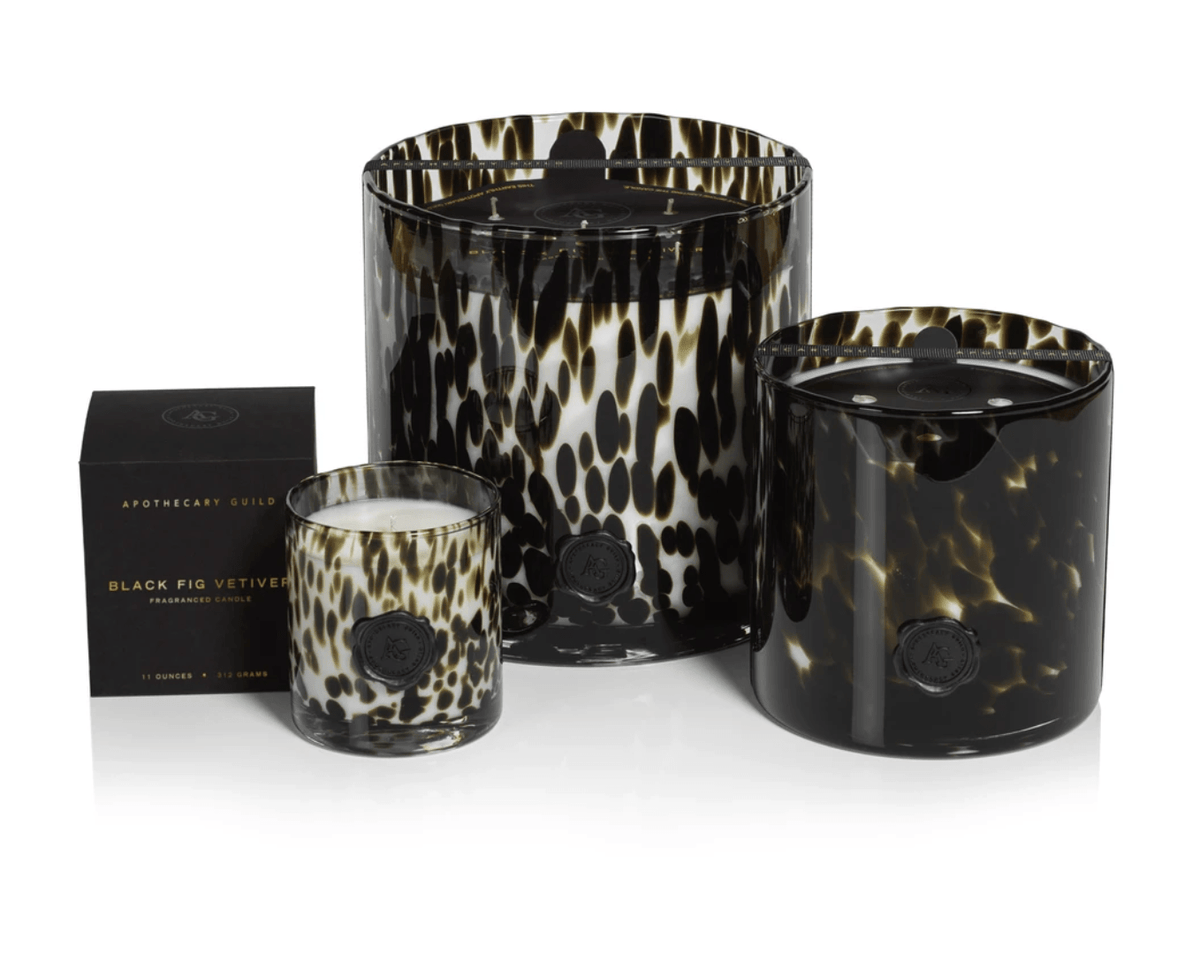 Zodax Black Fig Opal Glass Candle