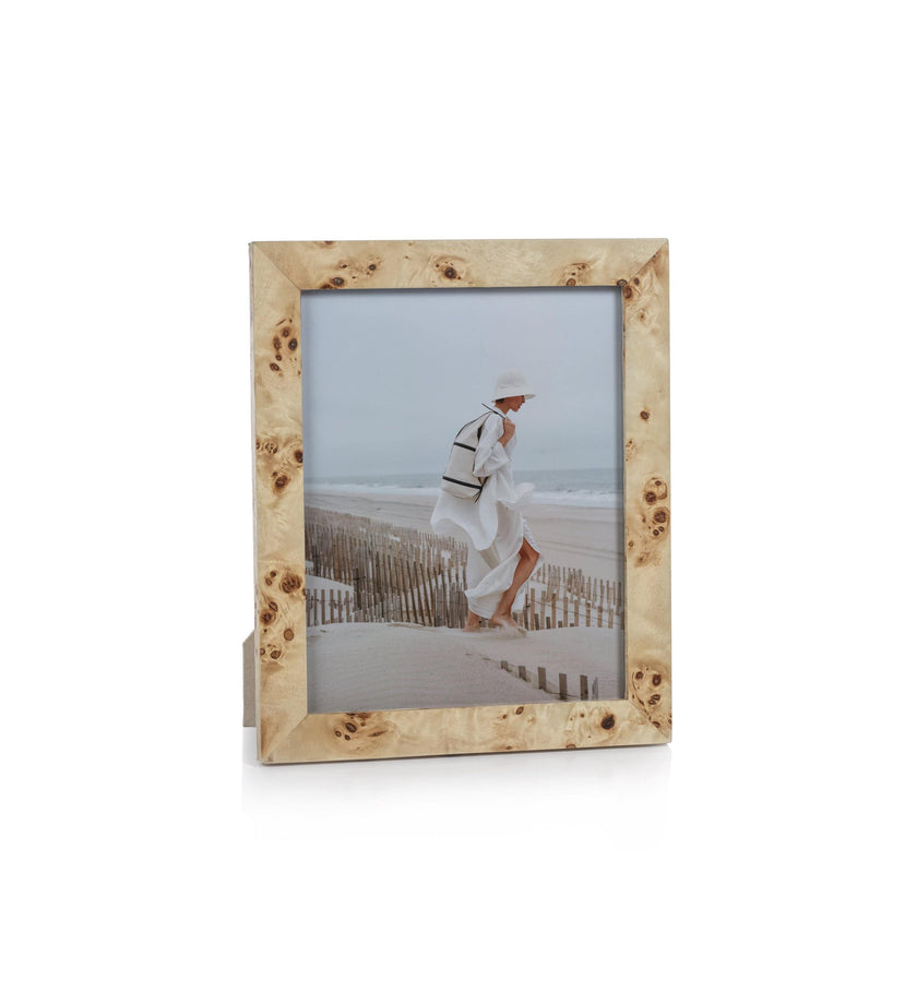 Burl Wood Veneer Photo Frame