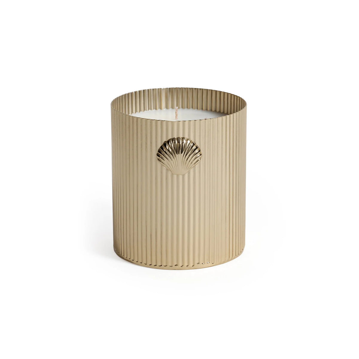 Zodax Cap Ferrat Fan Shell Design Candle in Gift Box Candles