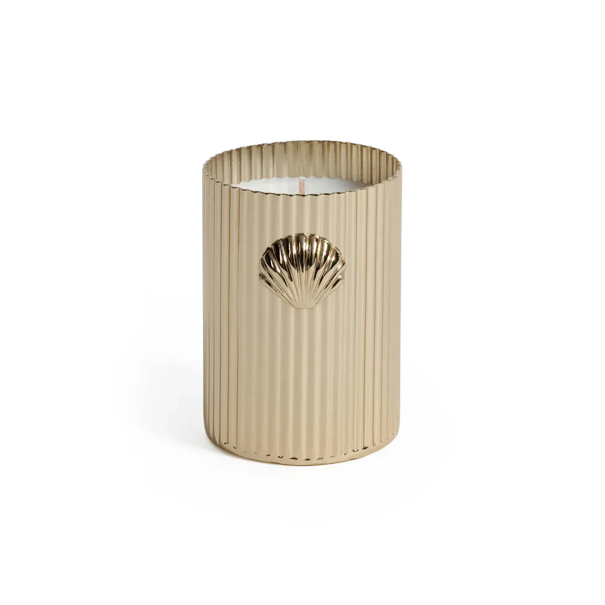 Zodax Cap Ferrat Fan Shell Design Candle in Gift Box Candles IG-2989