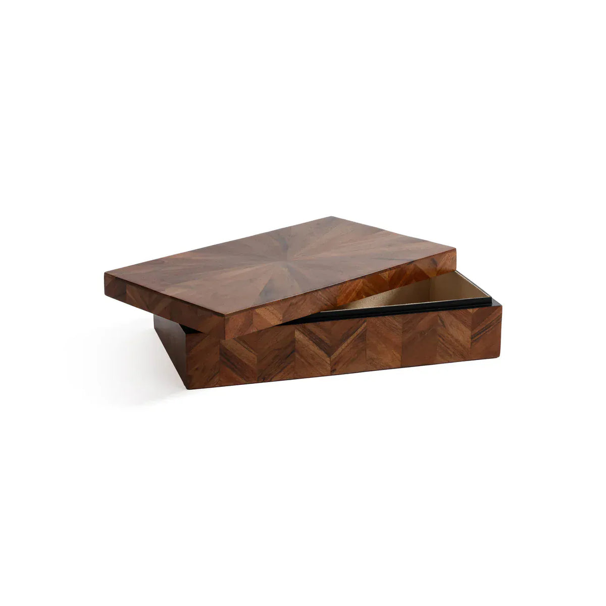 Zodax Chevron Wood Box Box