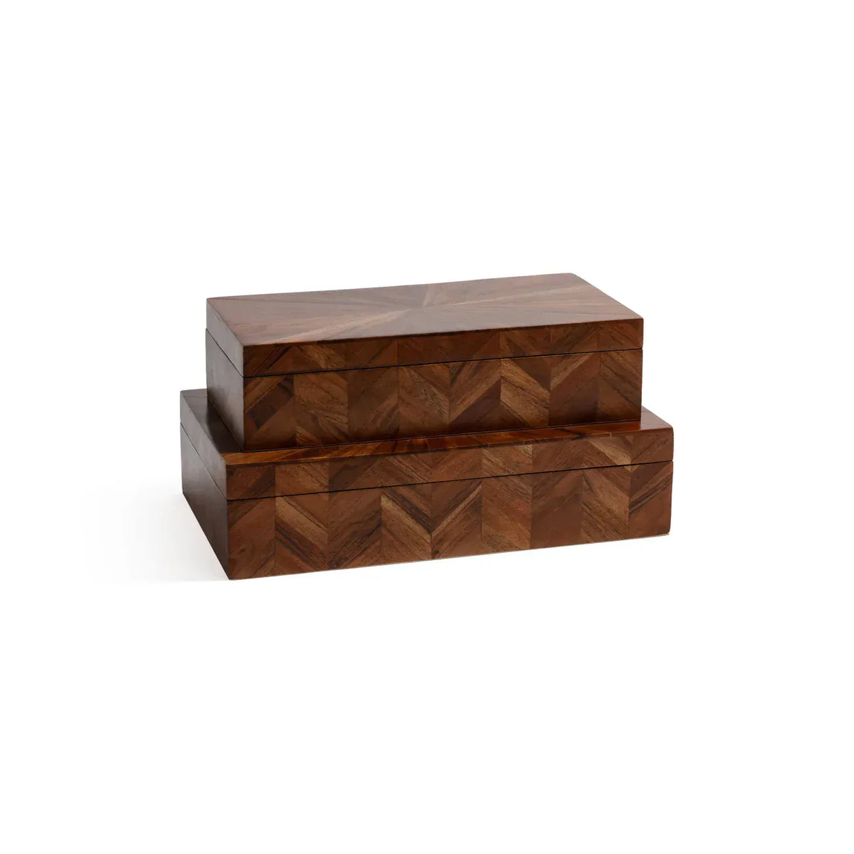 Zodax Chevron Wood Box Box