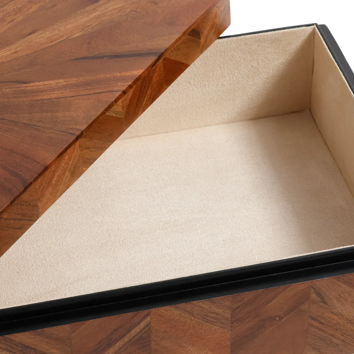 Zodax Chevron Wood Box Box