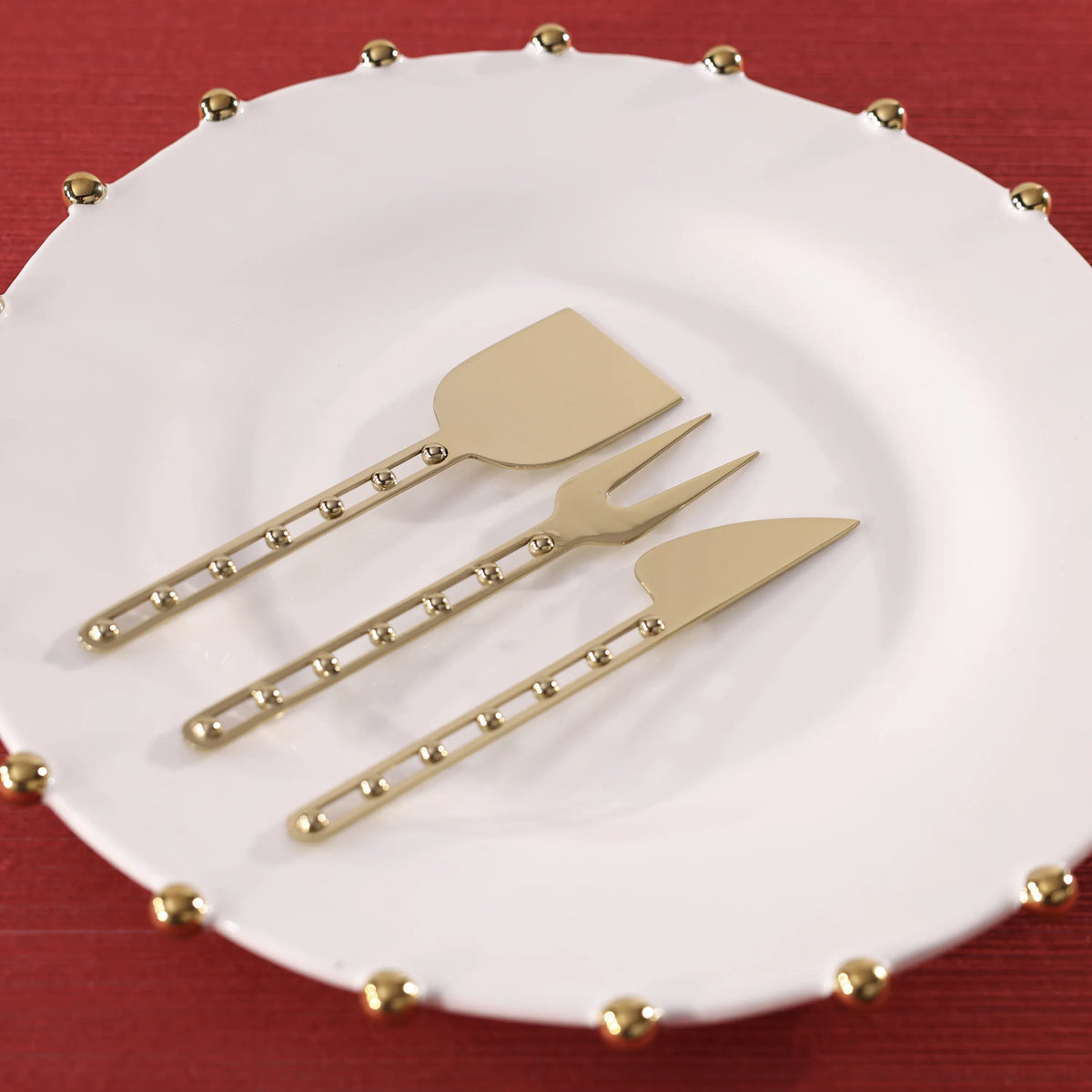 Zodax Córdoba Cheese Set of 3 - Gold Kitchen Tools & Utensils IN-8550