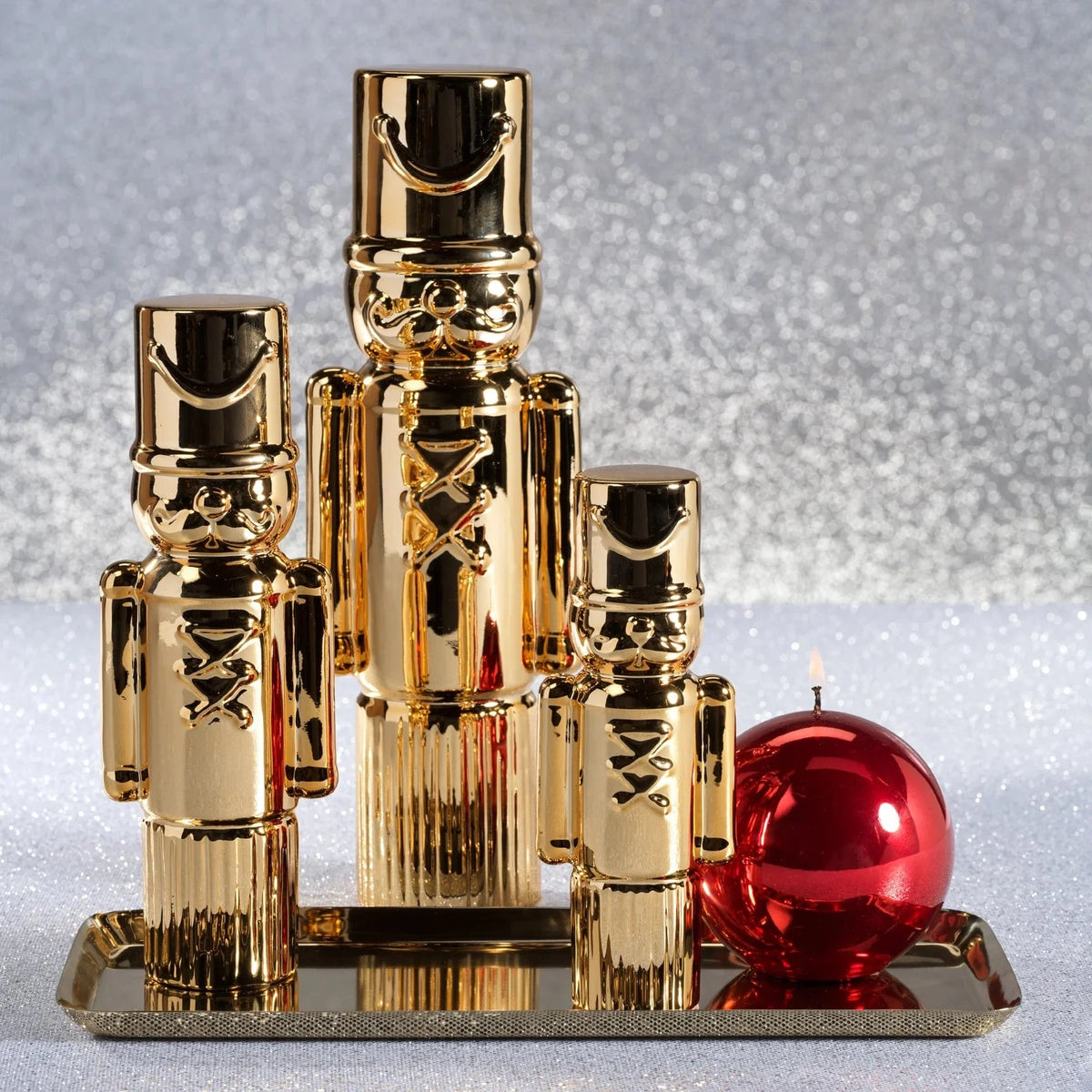 Zodax Decorative Ceramic Soldier - Gold Figurines