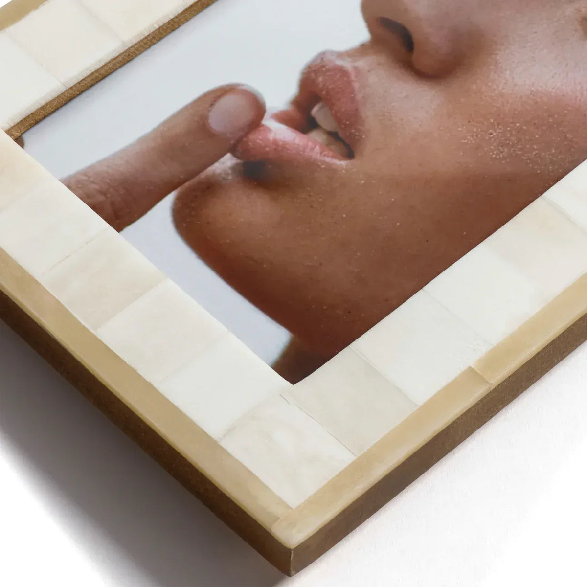 Zodax Dune Natural and Bleached White Bone Photo Frame Picture Frames