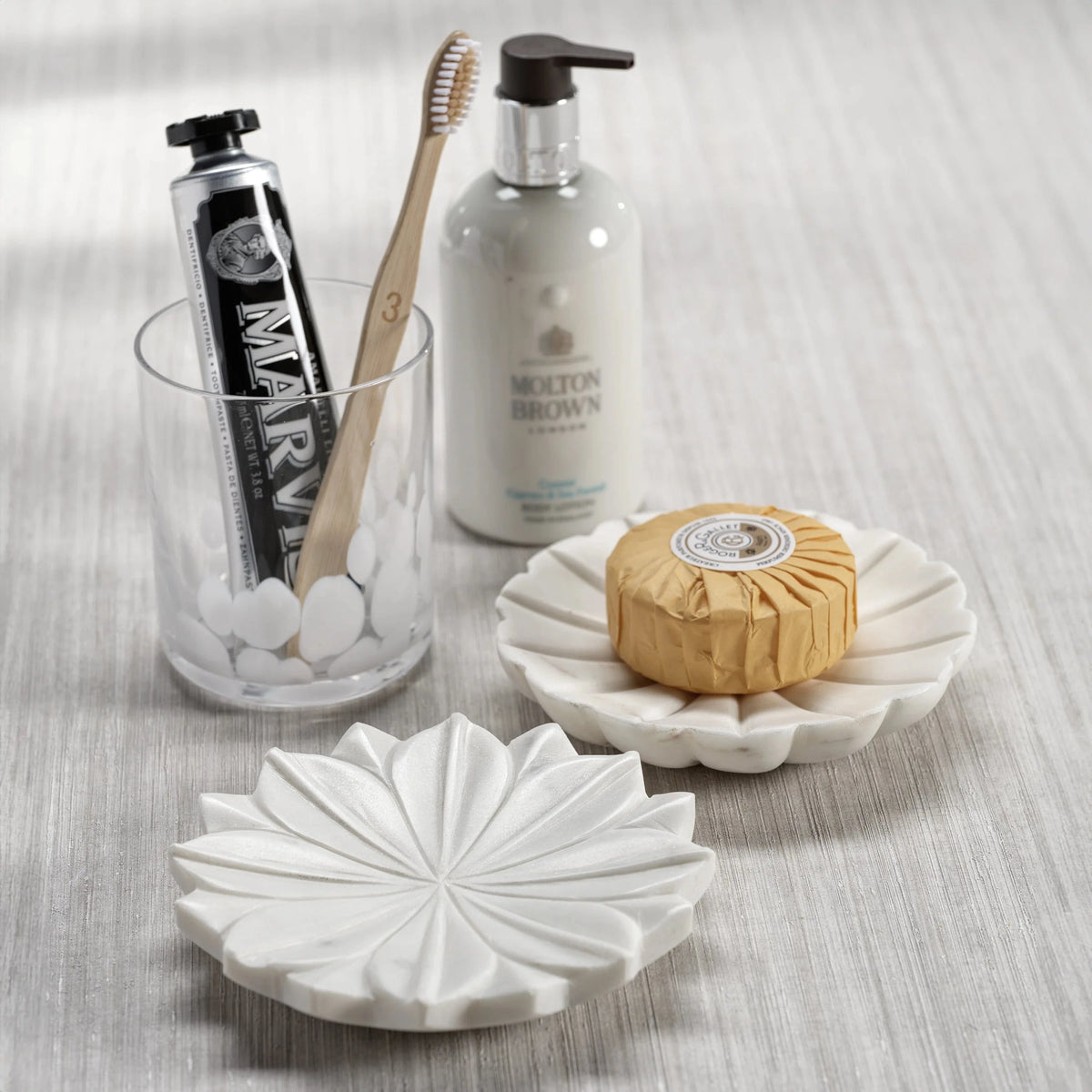 Zodax Flower Marble Dish Decorative Dishes IN-7807