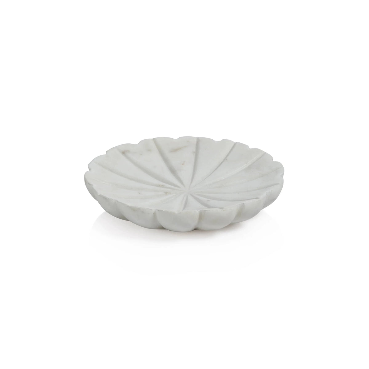 Zodax Flower Marble Dish Decorative Dishes IN-7807