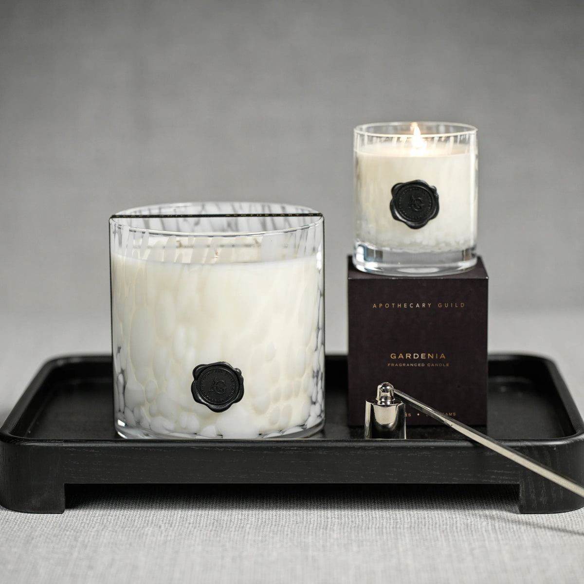 Zodax Gardenia Opal Glass Candle Candles