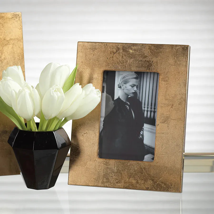 Zodax Gold Leaf Photo Frame Photo Frame