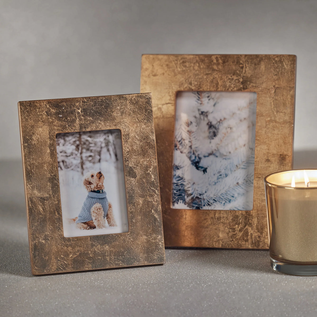Zodax Gold Leaf Photo Frame Photo Frame