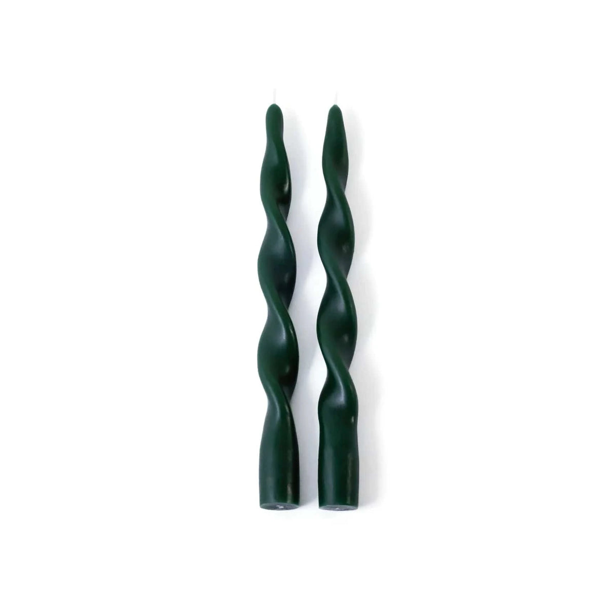 Zodax Lumière Twist Formal Candles - Alpine Green Candles