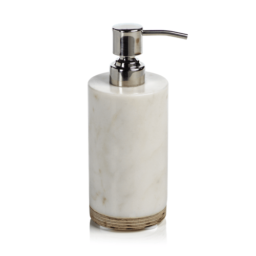 Zodax Marble & Balsa Wood Soap Dispenser IN-6799