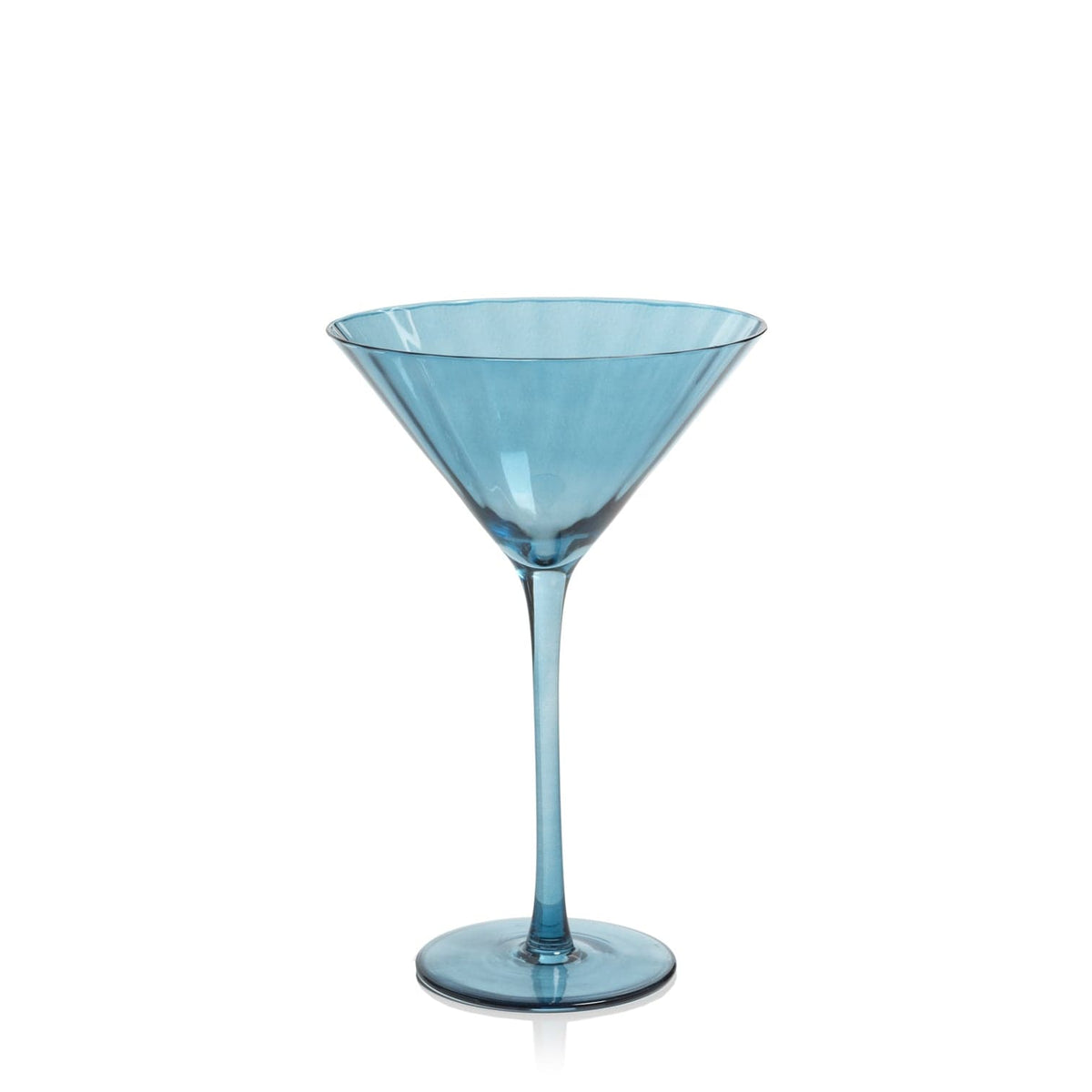 Zodax Martini Glass Madeleine Optic Glassware- Blue Glassware CH-6693